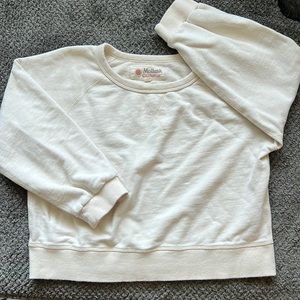 Mollusk California peached crew sweatshirt small in cream
